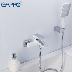 Смеситель для ванны GAPPO JACOB G3007-7 Белый/хром