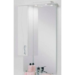 Зеркало со шкафом Акватон Дионис М 1A008002DS01L Белое L