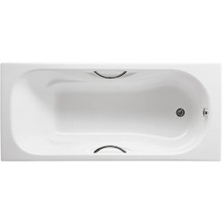 Чугунная ванна Roca Malibu 170x75 с отверстиями для ручек 2309G000R с антискользящим покрытием