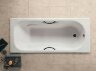 Чугунная ванна Roca Malibu 150x75 с отверстиями для ручек 2315G000R с противоскользящим покрытием
