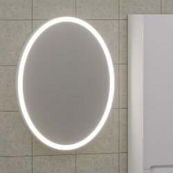 Зеркало для ванной Луна 70 с LED-подсветкой