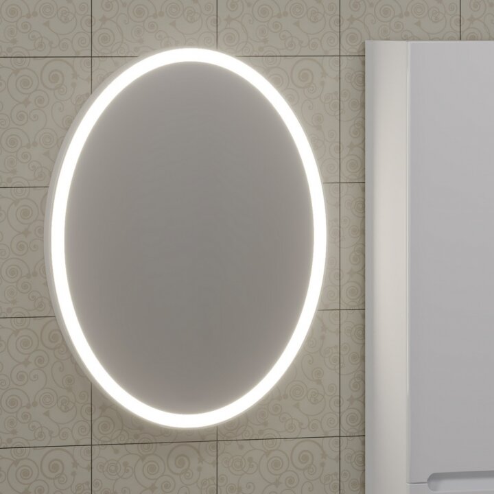 Зеркало для ванной Луна 70 с LED-подсветкой
