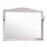 Зеркало ASB-Woodline Салерно 105 Белое патина серебро