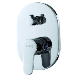 Встраиваемый смеситель для ванны и душа D&K DA1394801 хром