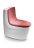 Крышка-сиденье для унитаза Roca Khroma 801652F3T красная, микролифт