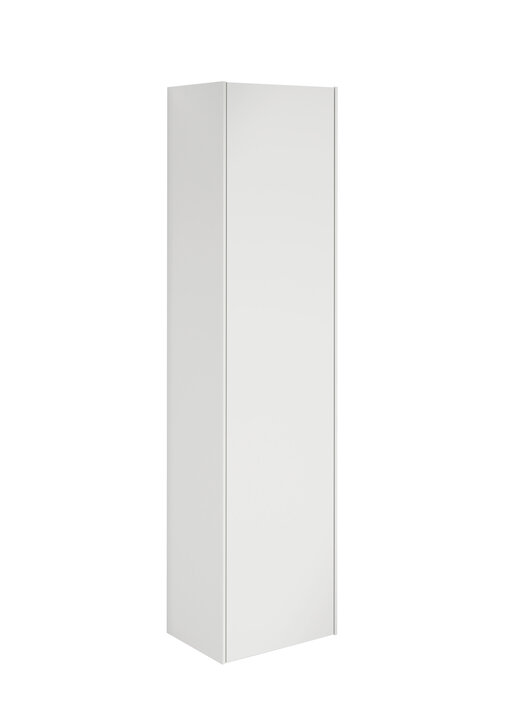 Шкаф-колонна Inspira 40х30х160 см, с внутренней подсветкой, 40 см, белый глянец, левый, подвесной монтаж, система push-to-open