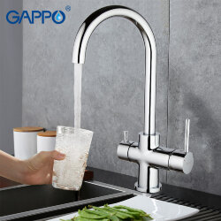 Смеситель для кухни с фильтром питьевой воды GAPPO G1052-8 Хром