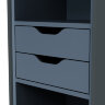 Шкаф-пенал подвесной 40 см, универсальный, графит матовый AM.PM Inspire 2.0 M50ACHX0406GM