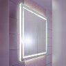 Зеркало Бриклаер Эстель-2 100 на взмах руки с подсветкой и часами