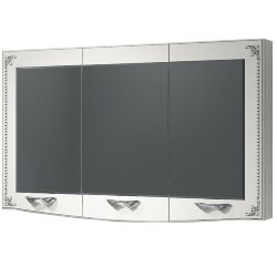 Зеркальный шкаф Какса-А Классик-Д 120 004306 Белый Серебро
