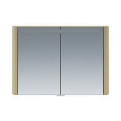 Зеркальный шкаф с подсветкой 100 см, нуга AM.PM Sensation M30MCX1001NG