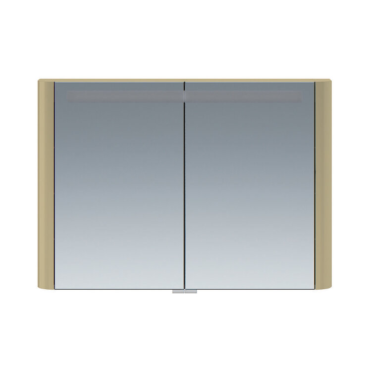 Зеркальный шкаф с подсветкой 100 см, нуга AM.PM Sensation M30MCX1001NG