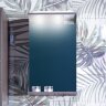 Зеркало Бриклаер Кристалл 40 с подсветкой Ясень Анкор темный