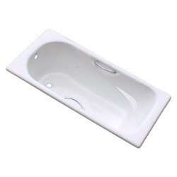 Чугунная ванна Goldman Donni 150x75 с ручками Белая