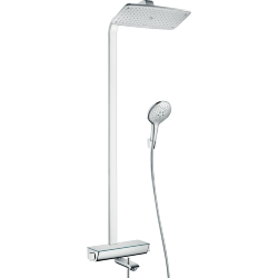 Душевая система hansgrohe Raindance Select E 360 Showerpipe с термостатом для ванны, хром 27113000