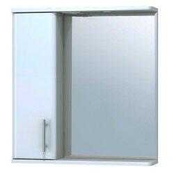 Зеркало со шкафом Vigo Vito 65 L с подсветкой Белое