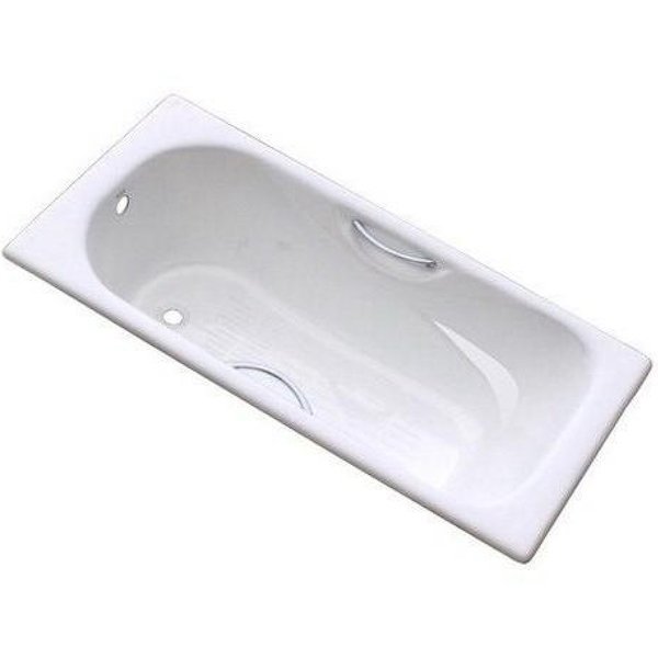 Чугунная ванна Goldman Donni 160x75 с ручками Белая