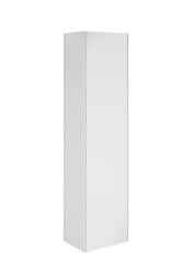Пенал Inspira 40х30х160 см, с внутренней подсветкой, белый блестящий, правый, подвесной монтаж, система push-to-open