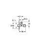 Вентиль угловой GROHE 1/2″-3/8″ для подключения смесителей, хром (22018000)