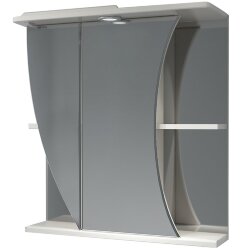 Зеркальный шкаф Какса-А Белла 65 L 002602 с подсветкой Белый