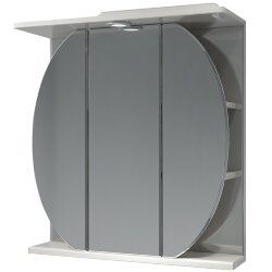 Зеркальный шкаф Какса-А Шар 65 002616 с подсветкой Белый