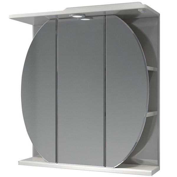 Зеркальный шкаф Какса-А Шар 65 002616 с подсветкой Белый