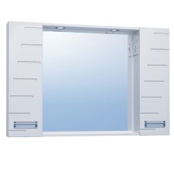 Зеркало со шкафом Vigo Diana 100 с подсветкой Белое