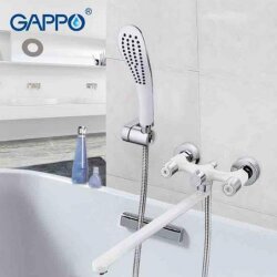 Смеситель для ванны GAPPO Stella G2249 Белый/хром