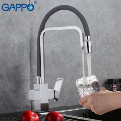 Смеситель для кухни с фильтром питьевой воды GAPPO G4398-4 Хром