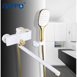 Смеситель для ванны GAPPO Soviste G2280 Белый/Золото