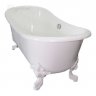 Чугунная ванна Elegansa Nadia 180x80 ножки Белые