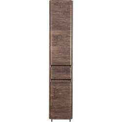 Шкаф пенал Style Line Атлантика Люкс Plus 35 ЛС-00000615 с бельевой корзиной Старое дерево